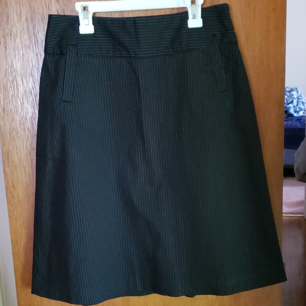 Pinstripe Skirt
